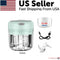 Electric 300ML Garlic Press Chopper Chili Onion Fruits Meat Mincer Blender Mixer